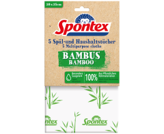 Spül- und Haushaltstücher Bambus x5